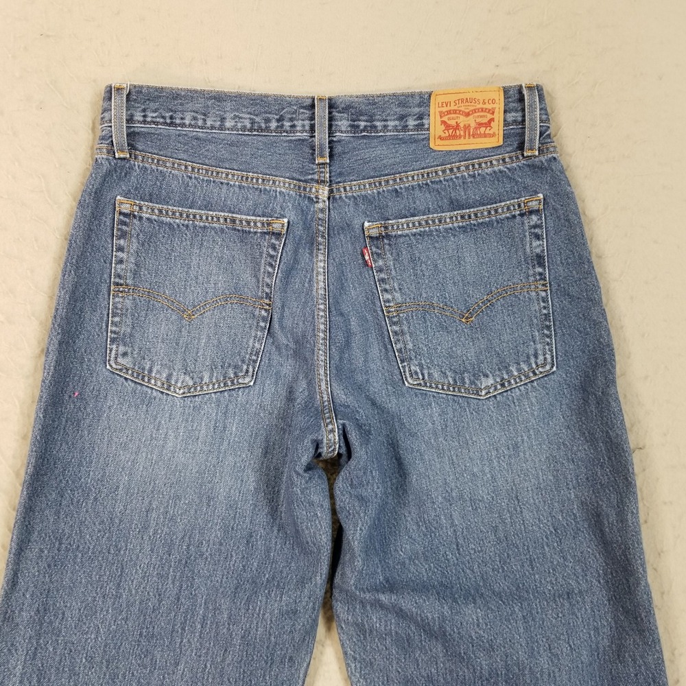 Levi's Jeans Women 31 X 31 Blue '94 Baggy Mid Rise Wide Leg Cotton Denim Pants - Picture 4 of 11